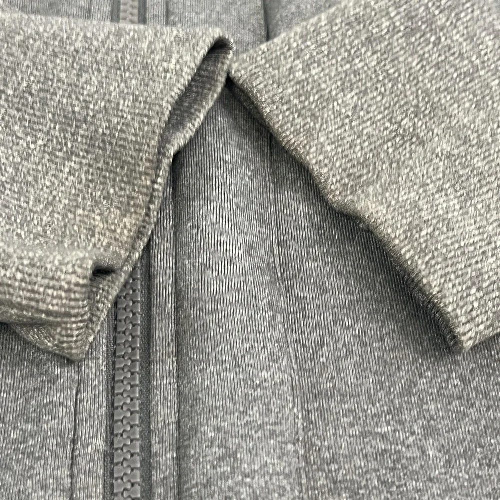 Lululemon Athletica Kung Fu II Jacket Mens XL Gray Full Zip Stand Collar